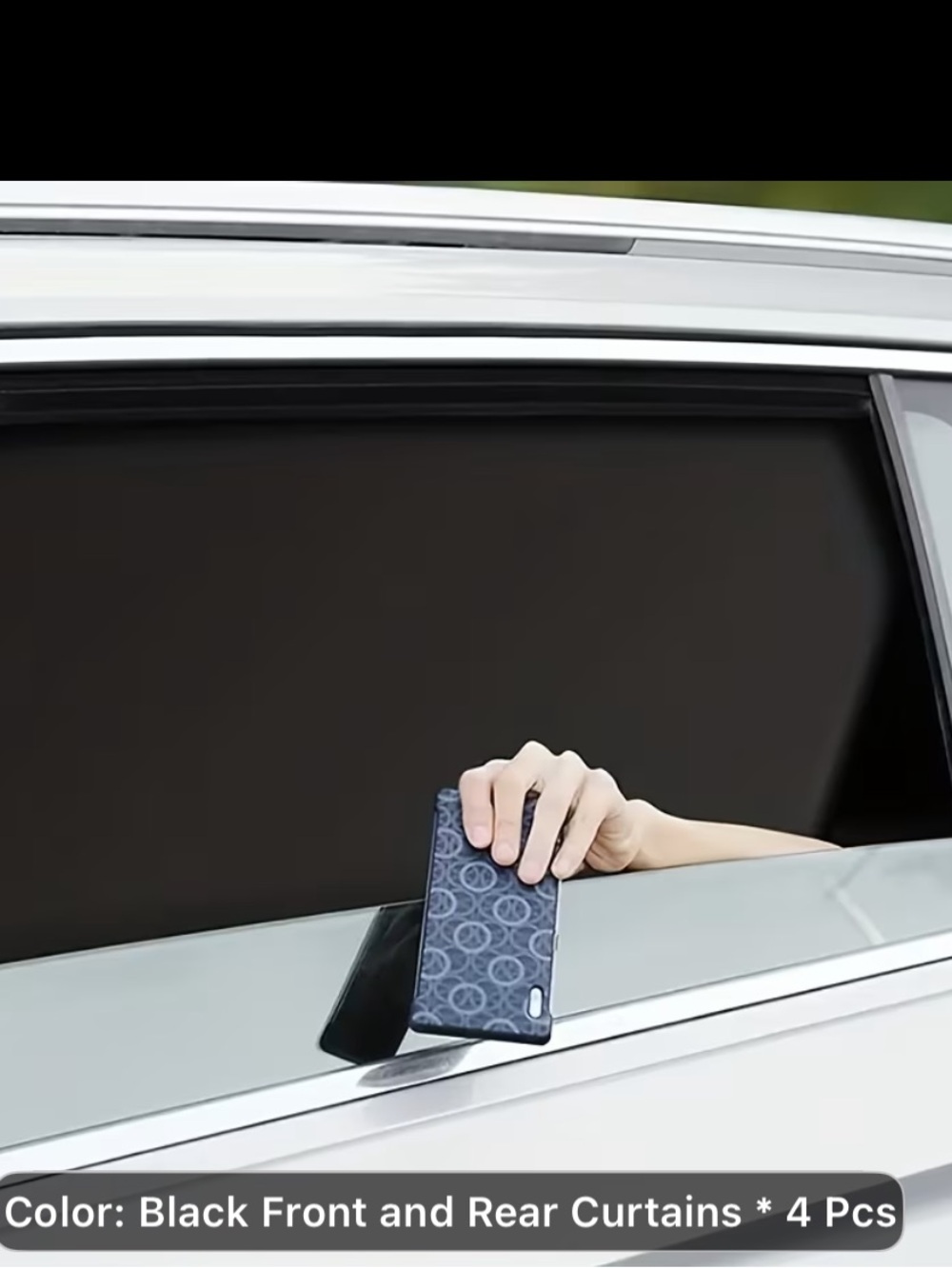 Blackout Front and Rear Sun Curtains - For Car, RV, Van…